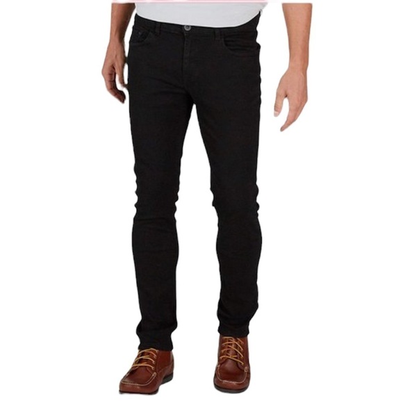 WEATHERPROOF VINTAGE Slim Fit Straight Leg Jeans Men's Size 30 Black  NWOT - Picture 2 of 12